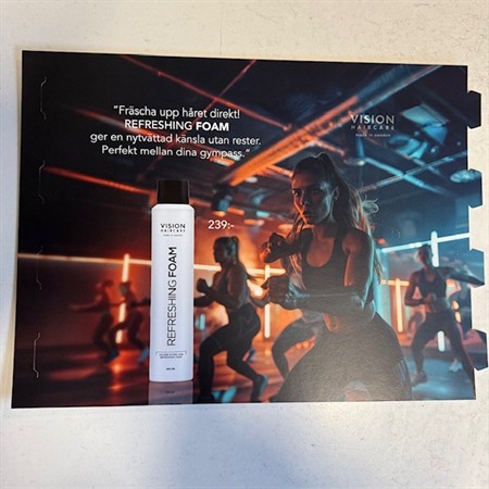 Vision rund skylt, Refreshing Foam