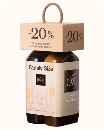 Nashi Duo-pack 500ml Argan Sch/cond